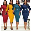 Etnik Giyim Bodycon Kadınlar İçin Afrika Elbiseleri Kalem Cobe Femme Bandaj Elbisesi Dashiki Kaftan Afrika Artı Boyut Boho