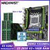 Machinist X79 Motherboard LGA 2011 콤보 키트 인텔 Xeon E5 2650 V2 컵 프로세서 및 8GB DDR3 RAM 메모리 세트 E5 V2.82H