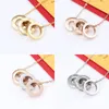 Colliers pendentifs Bijoux pour hommes pour cadeaux de couple collier à breloques vintage avec double anneaux saint valentin fête de mariage colliers personnalisés pour les femmes ont de l'amour