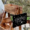 Metal Painting Decorative Doublesided Small Blackboard Welcome Door 160207 Health And Beauty Personal Care Products Drop Delivery Ho Dhbt9