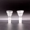 Clear Glass Bowl Socket Downstem For Water Bong Pipes 14mm 18mm rökningstillbehör