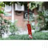 Decorative Figurines 1pcs Japanese Wind Bell Handmade Chimes Glass Furin Home Decors Spa Sakura Kitchen Office Decor Cherry Blossom Pattern