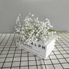 Decorative Flowers White Gypsophila Real Touch Baby Breathing Arrangement Wedding Simulation Flower Living Room Decoration Ball