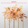 Kwiaty dekoracyjne sztuczna kulka kwiatowa Niestandardowe duże stół ślubne stołowe elementy stojak wystrój geometryczny pokaz sceniczny