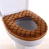 Toilet Seat Covers Cover Cushion Pads Thicken Bathroom Washable Reusable Warm Mat