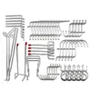 Hooks Rails Pegboard Sortiment 102st Peg Hook Organization1 Drop Delivery Home Housekee Organisation Lagring Dhrlr