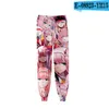 Herenbroek Hip Hop Anime Darling in de Franxx Zero Two Cosplay Sweat Elastic Band Slim Joggers broek 3D -print zweetbroeken