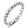 Oryginalny srebrny pierścionek 925 gwiazdek dla kobiet ślub 100% 925 Srebrny srebrny układ palec biżuteria PA7151