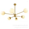 Hanger lampen Noordse LED kristal industriële verlichting kroonluchters plafond deco maison decoratieve items voor thuis