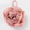 Spazzole da bagno Spugne Scrubber Rose Flower Brushs Balls Bubble Cleaning Net Loofah Shower Ball SN615