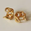 Dangle Chandelier Designer Jewelry Jewelry Chain arocks Mips مستطيل رفيع الحلق الإناث أربعة نقاط النجوم تتدلى الذهب Diamondencruste