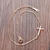 Fußkettchen Lokaerlry Böhmen Stil Sommer Strand Fußkettchen Für Mädchen Trendy Titan Stahl Rose Gold Farbe Kreuz frauen Schmuck LA19039