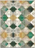 Dywan retro retro amerykańskie dywaniki geometria marokańska narodowa styl alfombra sypialnia mata do drzwi mieszkalnych 230104