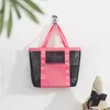 Opbergtassen vrouwen strand gym bad cosmetische tas make -up mesh toiletheren mannen wassen organizer draagbare zakje