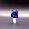 Blue Toned Glass Bowl for Water Bong Pipes Bubbler Male 14mm 28mm Smoking Accessories