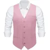 Men's Vests Brand Burgundy Men's Vest For Business Wedding Groom Casual Waistcoat Man Autumn Winter Shirt Accessories Birthday Gifts