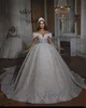 Luxury Ball Gown Wedding Dresses Sexy Off Shoulder Sequin Appliqued Lace Bridal Wear Custom Made Country Vestido De Novia