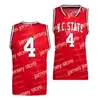 Nosi thr nc State Wolfpack NCAA College Basketball Jersey Dereon Seabron Terquavion Smith Jericole Hellems Cam Hayes Casey Morsell Thomas Alle