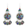 Naszyjnik Zestaw Gypsy Afgańska moneta Tassel Jhumka Bransoletka Talia Tańca Zestawy taneczne Boho Turkish Party Party Jewelry