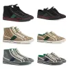 TBTGOL Hommes Off The Grid Sneaker Designer Chaussures Vert Rouge Web Stripe Toile Coureur Baskets Baskets Femmes Semelle En Caoutchouc Chaussure Avec Boîte NO414