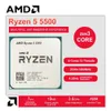 AMD Yeni Ryzen 5 5500 R5 5500 3.6 GHz 6 Çekirdekli Oniki Oyun CPU İşlemcisi 7nm L3 = 16M 100-000000457 SOCKET AM4 PCIE 3.0