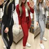 Frauen Kleidung 2 Zweiteiler Frauen Trainingsanzüge Outfits Damen Trainingsanzüge Plus Size Jogging Sport Anzug Soft Langarm Trainingsanzug Sportswear A688 #