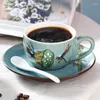 Koppar tefat japansk keramik kaffekopp handgjorda tekoppar set kreativ keramisk avancerad porslin tasse eftermiddag te ee50bd