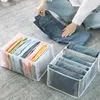 Caixas de armazenamento camisetas domésticas Jeans Compartamentos de armário Curtos gavetas Artefato separado