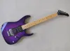 La guitare électrique violette à 6 cordes avec manche en érable Floyd Rose peut être personnalisée