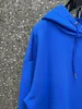 Hommes bleus sweats à capuche pour femmes pull à capuche pull ample rue mode lettre design Simple