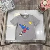 新 2023 夏キッズデザイナー Tシャツ子供のファッション衣類半袖メンズクルーネック Tシャツルーズレター印刷ガールズトップスヒップホップ Tシャツ高級ブランドポロ