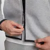 Black and gray Spring and autumn season Coats new men's uniform jacket hoodie casual male Outerwear