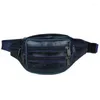 Outdoor Bags Chest Waist Bag Vintage Men Large Capacity Crossbody Travel Zipper Waterproof Fanny Multifunction