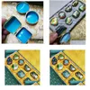 Takı Torbaları Çantalar Toptan Çin Eski Pekin Pekon Kutusu Bakır Lastik Emaye 1 Set 8pcs Damla Teslimat Ambalaj Ekranı DHAGB