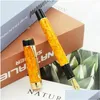 Fountain Pens Jinhao 100 Centennial Orange Resin Pen Clip Clip EF/F/M/Bent Nib مع محول كتابة هدية عمل هدية حبر Drop Dhtwy