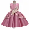 Robes de fille 2023 Summer Kids Party Princess Dress Costumes d'anniversaire