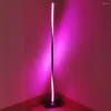Floor Lamps 1.2M 16W Modern Spiral RGB 3 Color With Remote Control LED Lamp Use For Room Lightting