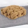 Pillow Nordic Design Knot Creative Soft Ornament Sofa Back Plush For Restaurant Wedding Bedroom Decorations