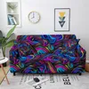 Chair Covers 3D Starry Outer Space Printed Sofa Cover Stretch Milk Silk Fabric Living Room Sectional Double Slipcover