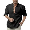 Men's Casual Shirts Holiday Style Stylish Washable Relaxed Fit Shirt Retro Men Top Fine Stitching For Outdoor