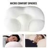枕 3D クラウドネック睡眠マッサージ睡眠記憶卵型クッションマッサージャーフォーム N8w4