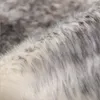 Mattor Nordic Imitation Badger Mönster RUG Faux Skin Läder Nonslip Antiskid Mat Tvättbar djurtryck Matt för vardagsrum sovrum