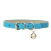 Colliers Pour Chiens Laisses En Cuir Pu De Qualité Supérieure Avec Cloche Collier De Chat Réglable Pour Et Petite À Moyenne Livraison De Baisse Maison Jardin Pet Suppli Dhhw1