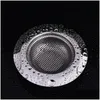 Other Bath Toilet Supplies 2Pcs Stainless Steel Kitchen Sink Strainer Wide Rim Drain Perforated Mesh Filter11Cm Drop Delivery Home Dhb0I