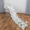 Decoratieve bloemen 200 35cm Wedding Scene Bloemrij Deur Venster Display Simulatie Boog Lange tafel Achtergrond
