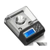 Party Favor 0.001G Digital Counting Carat Scale 20G 30G 50G Precision Portable Electronic Jewelry Scales Gold Germ Medicinal Nce Dro Dhhta