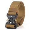 Waist Support Men's Tactical Belt Adjustable Military Training Metal Buckle Outdoor Battle Sports Army Hunting Survival Accessories