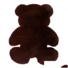 Carpets Cartoon Fur Bear Carpet Baby Kids Room Rug Floor Mat Sofa Faux Fluffy For Livingroom Bedroom Area Rugs Parlor Mat1 Drop Deli Dhqwd