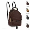 2023 Hohe Qualität Mode Pu Leder Mini Größe Frauen Tasche Kinder Schule Taschen Rucksack Quellen Dame Tasche Reisetasche Rucksack Stil M44873 Top