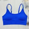 Reggiseno sportivo a costine per abbigliamento da yoga per donna Crop Top Top fitness senza cuciture con imbottiture rimovibili Gilet da allenamento per donna Intimo push up